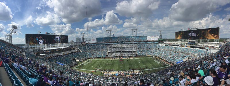 Gemowy czasu EverBank stadium, Jacksonville, FL fotografia stock Gemowy czasu EverBank stadium, Jacksonville, FL fotografia stock