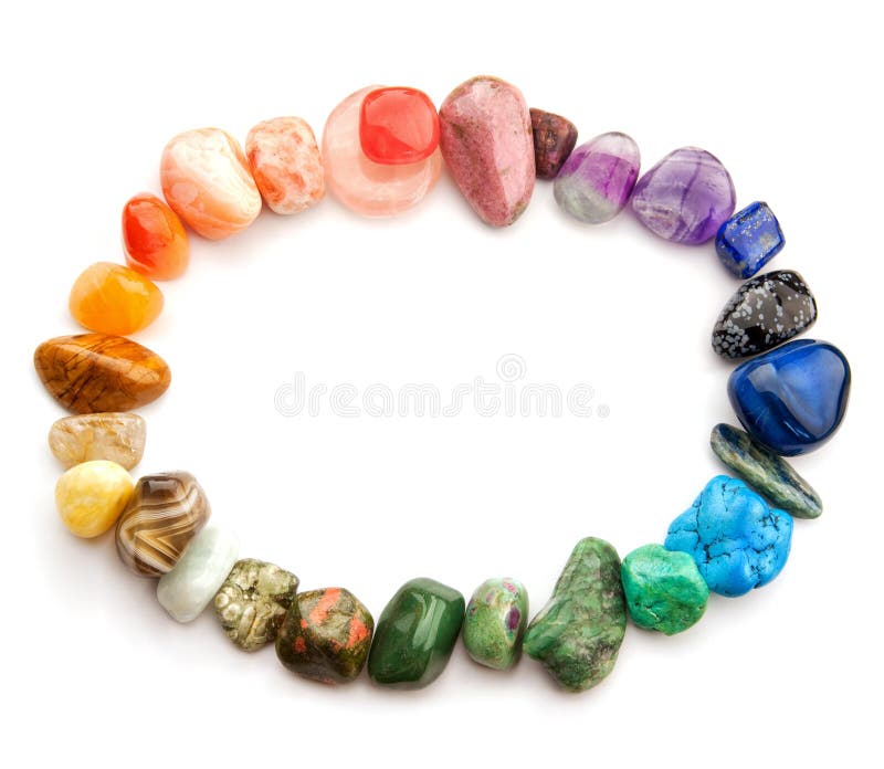 Prodotti semi-finiti prezioso pietre preziose da vari colori in giro frontiere.