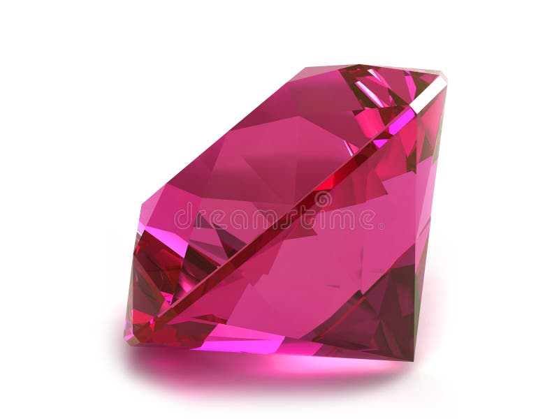 Gemstonerhodoliteruby royaltyfri foto