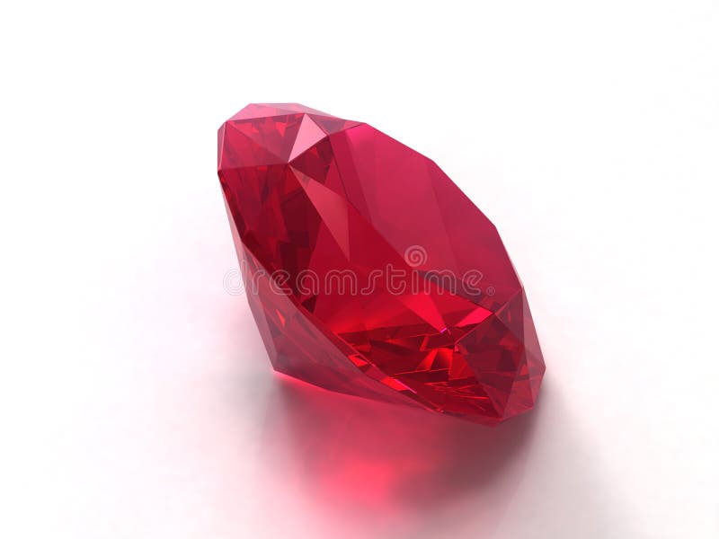 Gemstoneruby royaltyfria foton