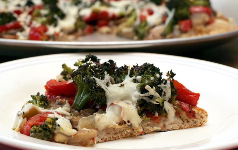 Gemüsepizza lizenzfreie stockfotos Gemüsepizza lizenzfreie stockfotos