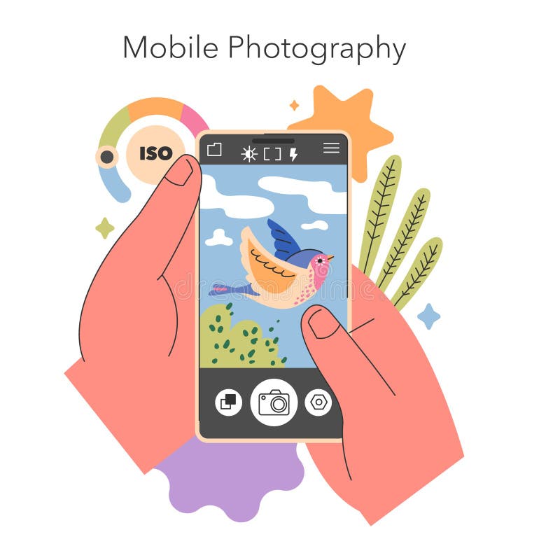Gen z hobbies. plan vektor royaltyfri illustrationer