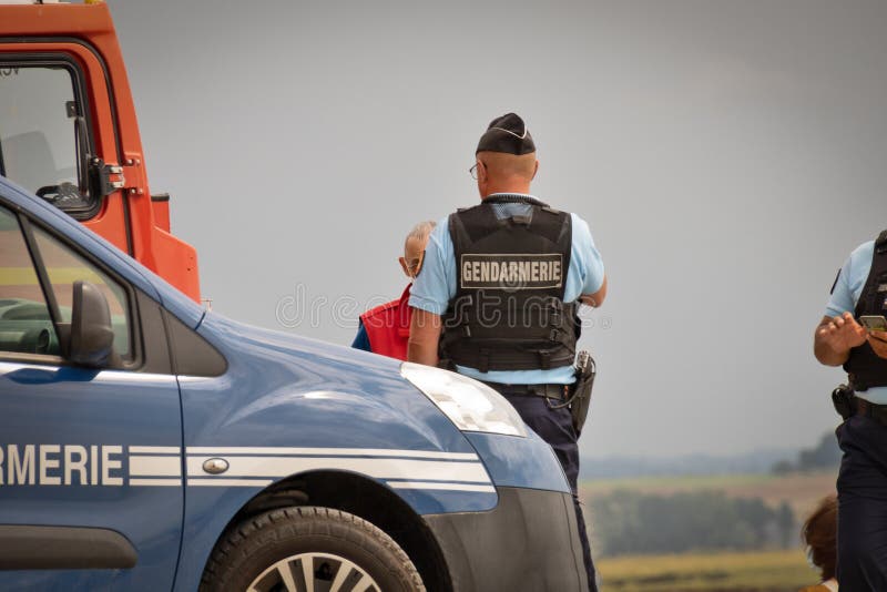 Gendarmerie Control on a Road Editorial Stock Photo Image of army