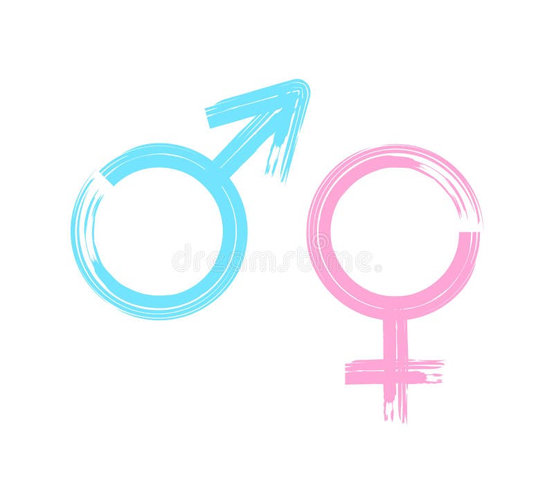 Gender male and female symbol