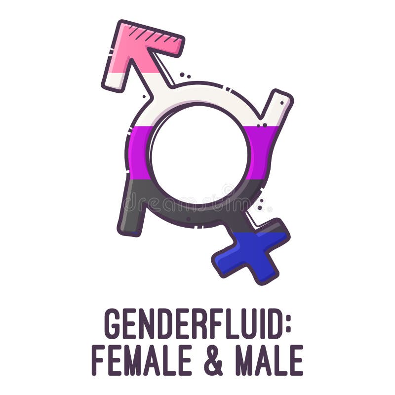 Symbol Genderfluid Stock Illustrations – 314 Symbol Genderfluid Stock ...