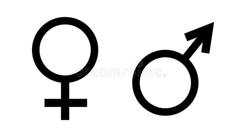 Gender Symbol Vector Stock Vector Illustration Of Male 160628741