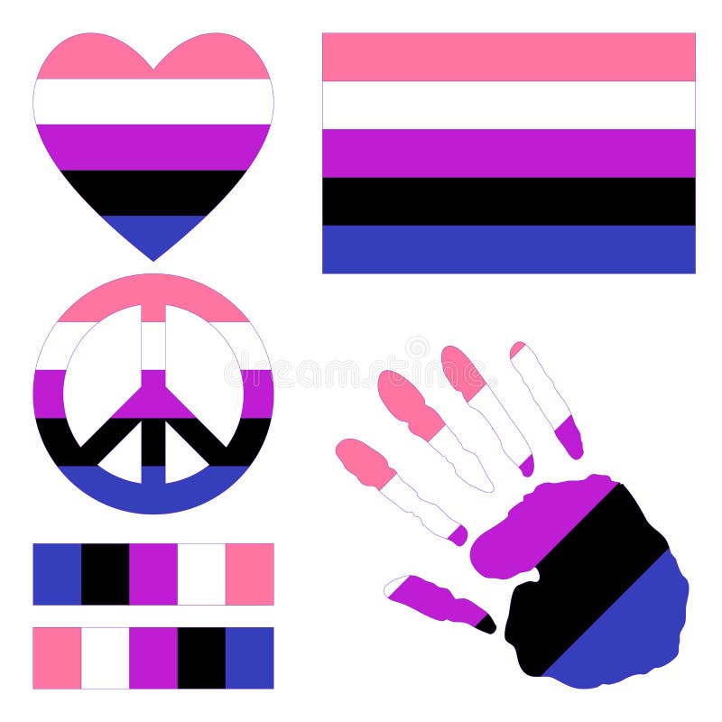 Genderfluid Flag Stock Illustrations – 222 Genderfluid Flag Stock  Illustrations, Vectors & Clipart - Dreamstime