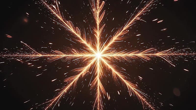 Generador de haz de haz de alta velocidad axerophthol explosión simétrica IA generativa ilustración del vector
