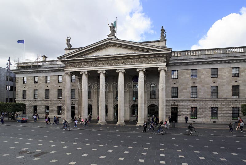 General Post Office in Dublin Editorial Photography Image of landmark