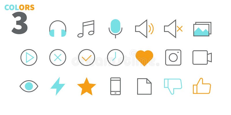 General UI Pixel Perfect Well-crafted Vector Thin Line Icons 48x48 Ready for 24x24 Grid for Web Graphics and Apps with royalty free illustration