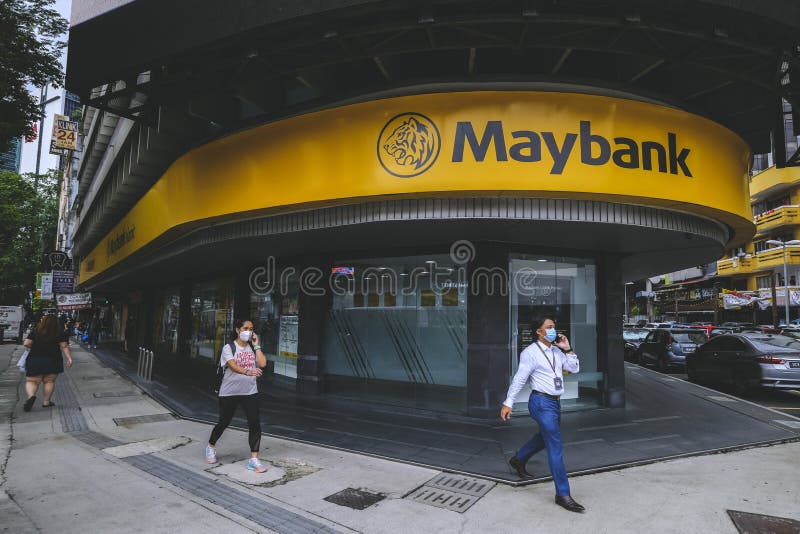 The General View of Maybank Bukit Bintang Branch Editorial Image