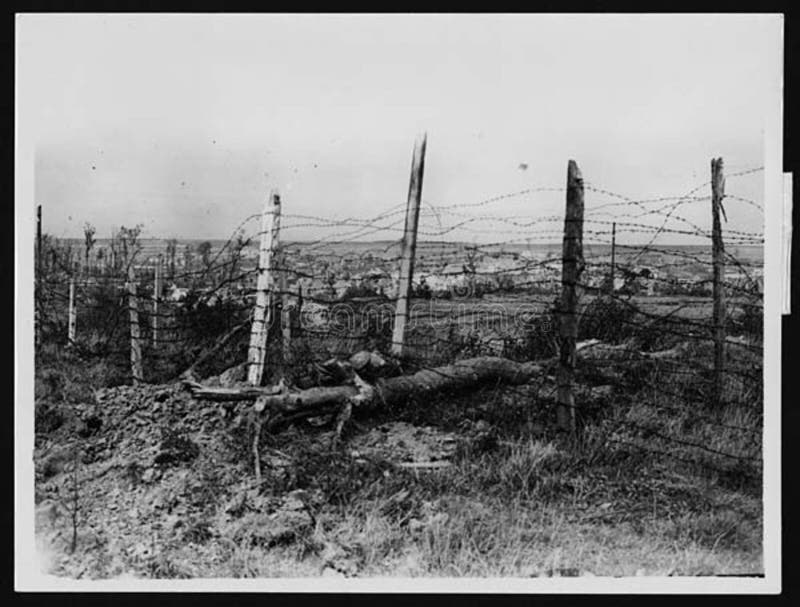 General View Of Queant Where The Hindenburg And Wotan Lines Join ...