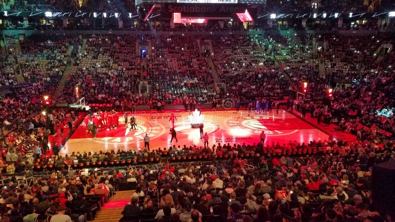 General View Of Scotiabank Arena During Toronto Raptors Season Game ...