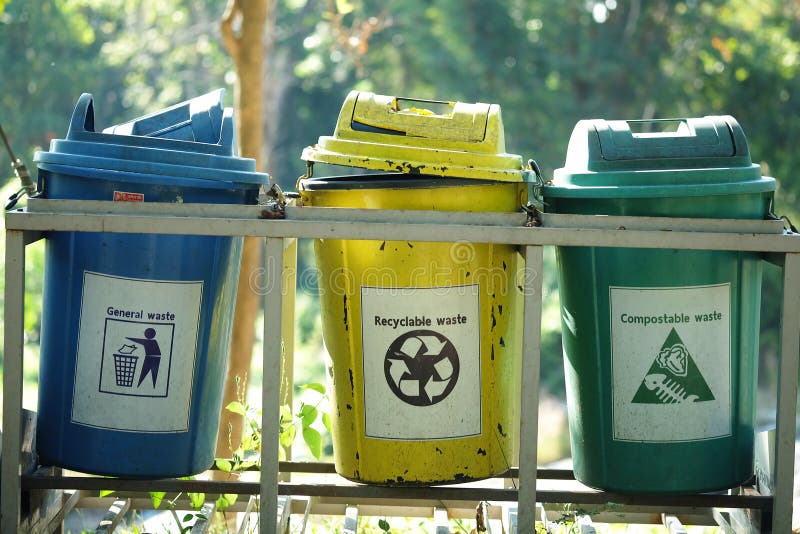 The Bin of general waste stock photo. Image of ecology 26023950