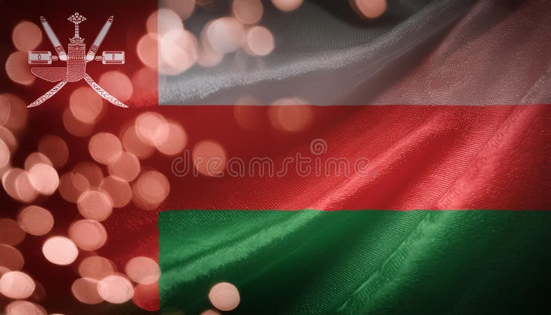 Oman Flag. The National Flag of Oman stock image