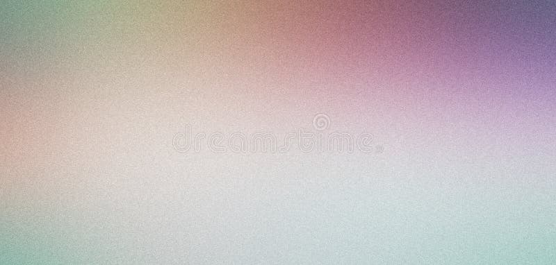 Subtle pastel gradient abstract background with seamless blending from green to pink and a prominent grainy texture royalty free stock photo