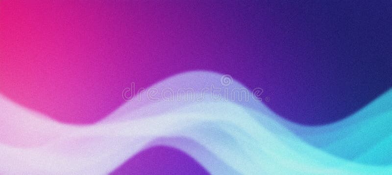 Abstract colorful blurred background design with grainy texture, featuring a smooth wave shape royalty free stock photo