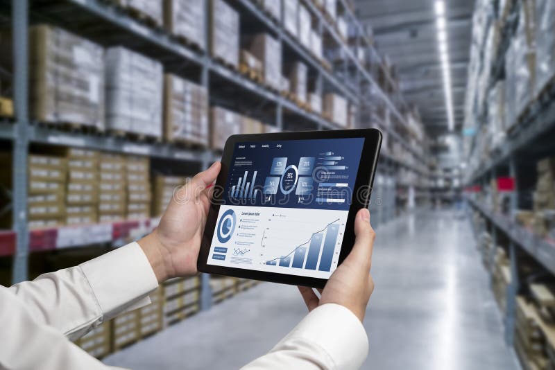Business data dashboard provide business intelligence analytic snugly stock photography