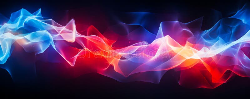 Surreal Digital Canvas Abstract Patterns in a Technicolor Backdrop vector illustration