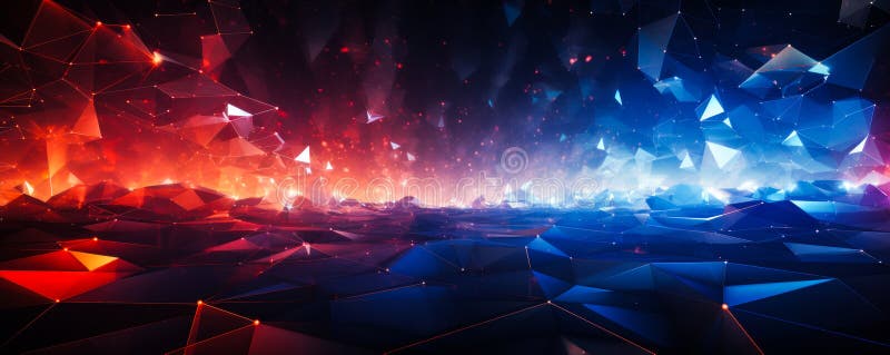 Virtual Abstract Panorama A Digital Symphony of Color and Texture royalty free illustration