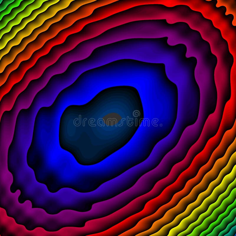 Generative Abstract Colorful Glitch Artwork Stock Illustration Illustration of artform