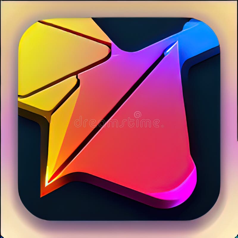 Multiplayer Online Battle Arena Software App Icon. Generative AI