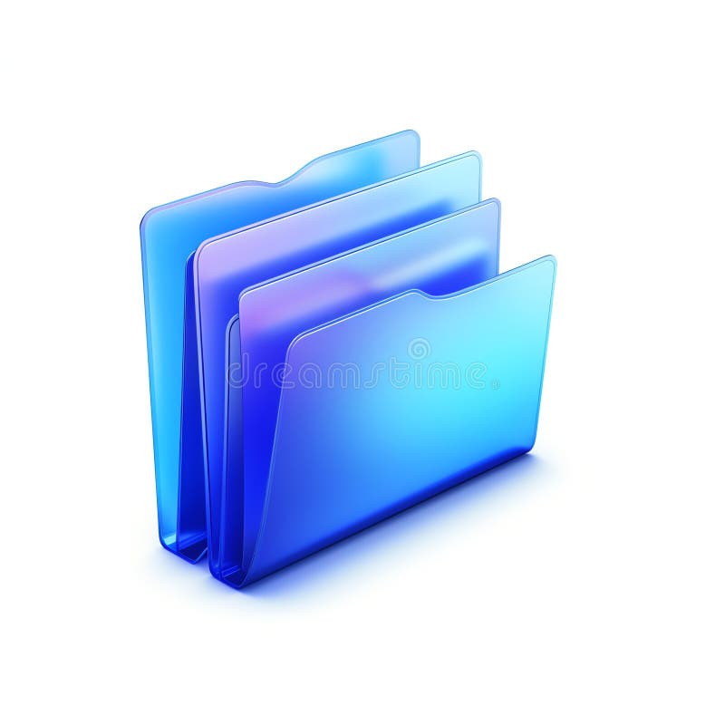 Generative AI 3d search icon concept- royalty free illustration