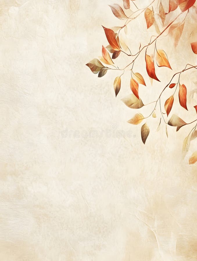 Generative AI Delikatessen Herbst Blätter auf Textured Vintage Hintergrund Business-Konzept. lizenzfreie abbildung
