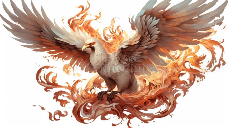 phoenix bird, realistic, 3d, detailed, flying, wings spread, viv... -  Arthub.ai