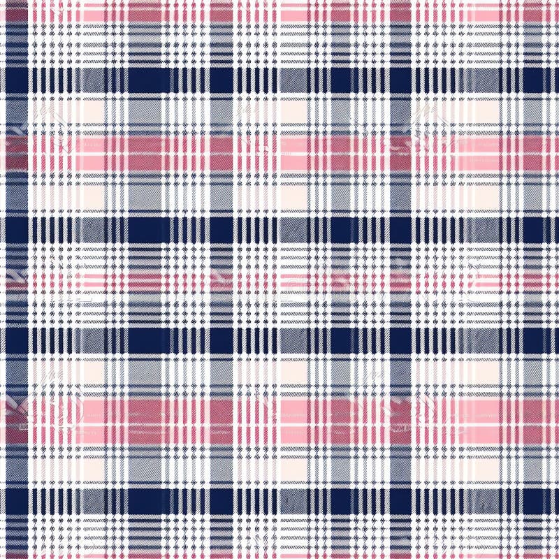 Generative AI Gingham check plaid pattern- royalty free illustration