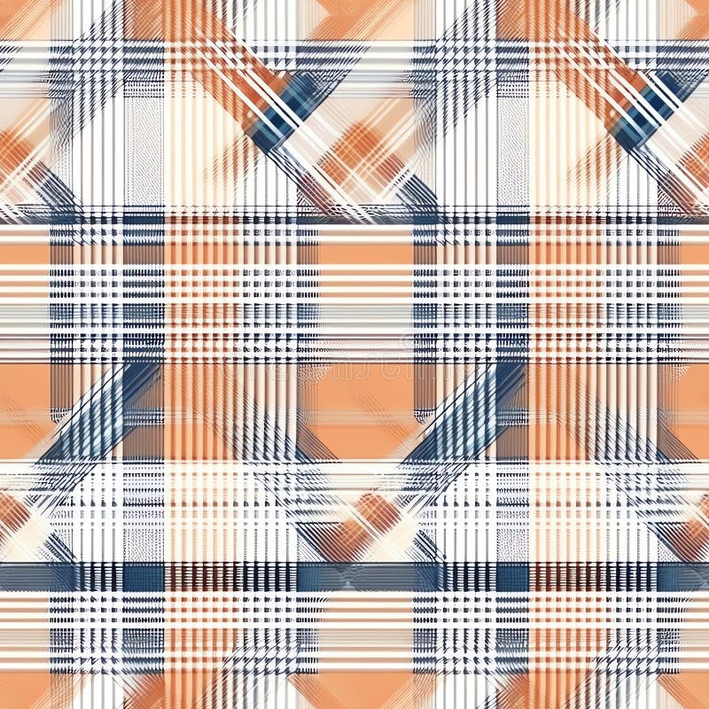 Generative AI Gingham check plaid pattern- vector illustration