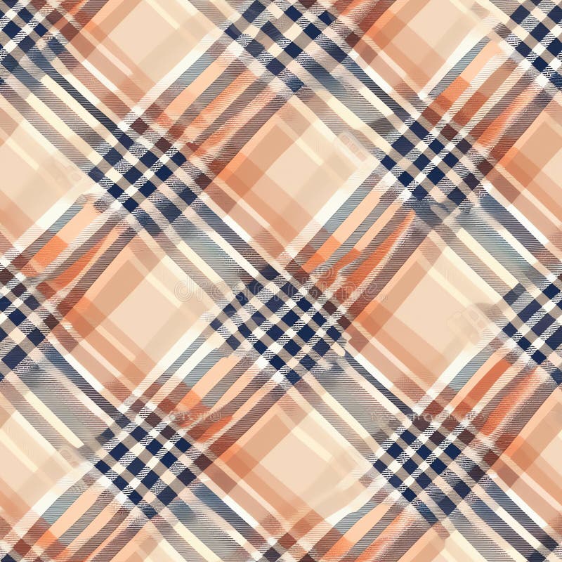 Generative AI Gingham check plaid pattern- royalty free illustration