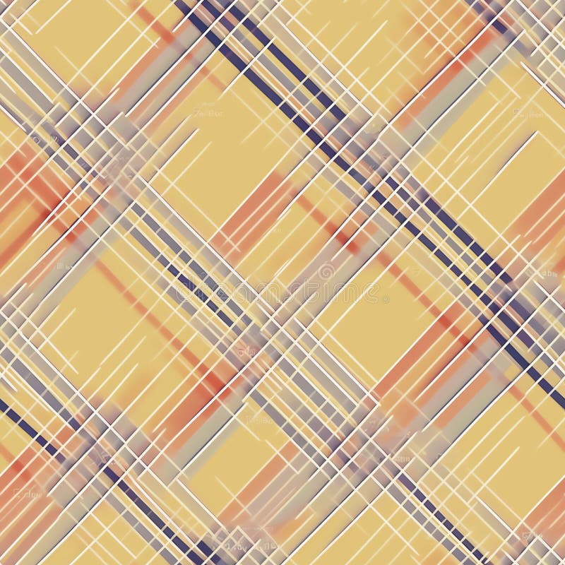 Generative AI Gingham check plaid pattern- vector illustration
