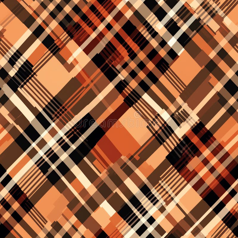 Generative AI Gingham check plaid pattern- royalty free illustration