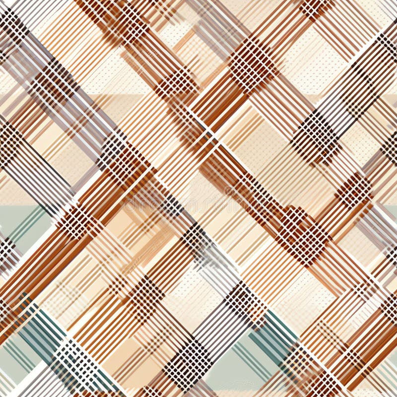 Generative AI Gingham check plaid pattern- royalty free illustration