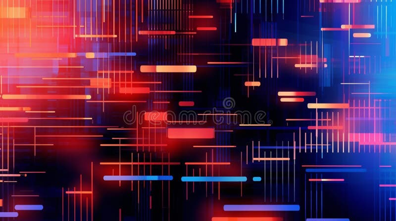 Generative AI, a glitch effect for a digital and edgy website design royalty free illustration