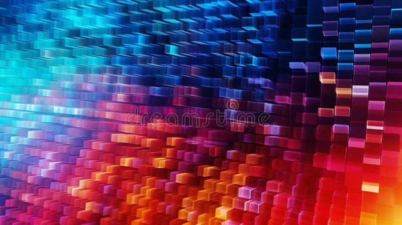 Generative AI, a glitch effect for a digital and edgy website design royalty free illustration