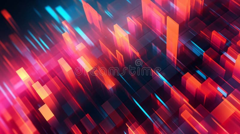 Generative AI, a glitch effect for a digital and edgy website design royalty free illustration