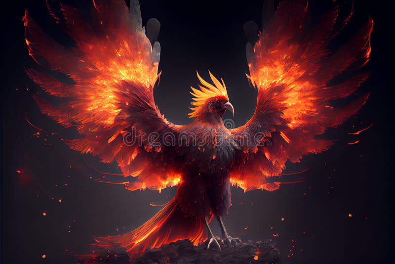 Glowing Phoenix Bird Stock Illustrations – 188 Glowing Phoenix Bird Stock  Illustrations, Vectors & Clipart - Dreamstime