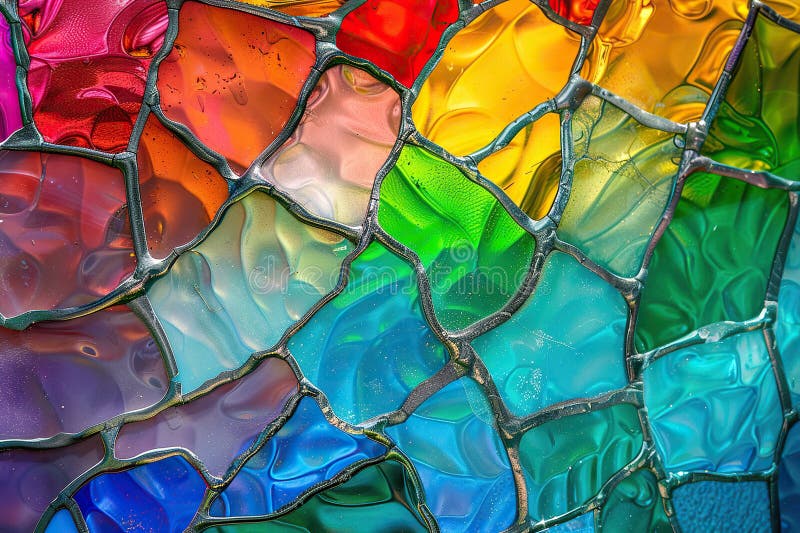 Generative ai on theme of beautiful texture broken glass for design natural abstract background royalty free stock image