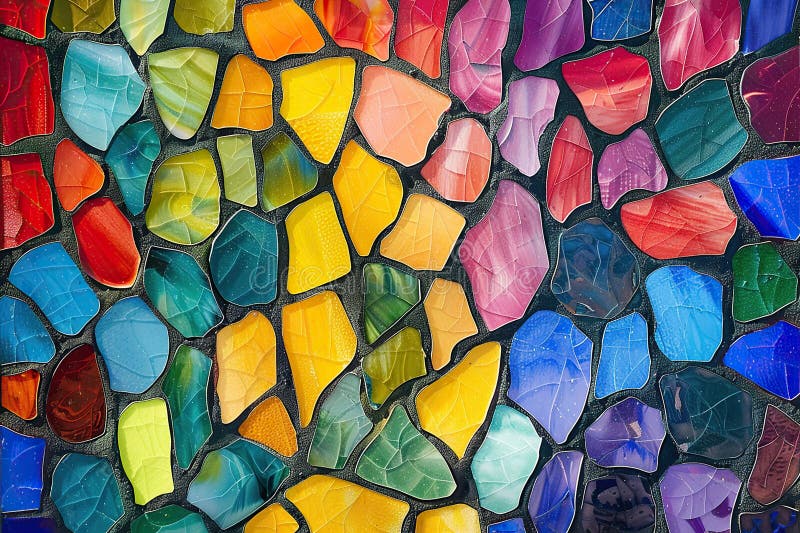 Generative ai on theme of beautiful texture broken glass for design natural abstract background royalty free stock images