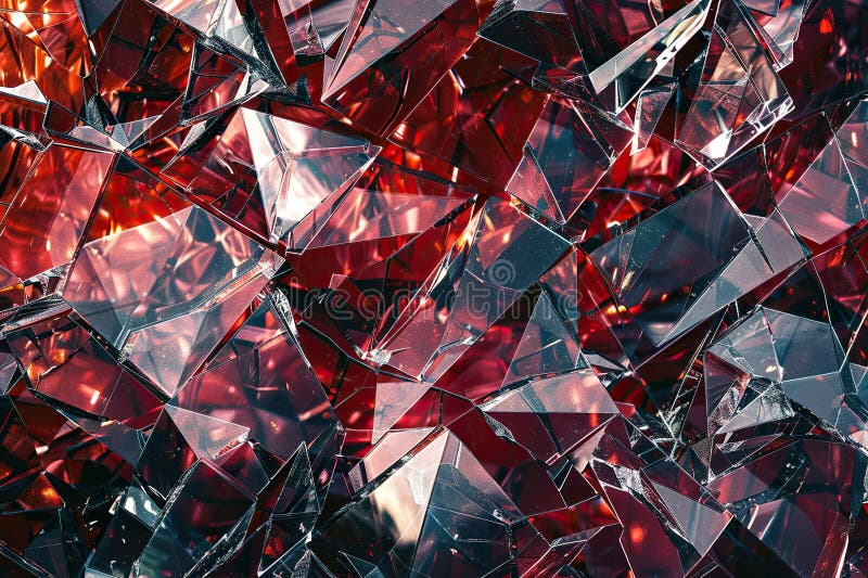 Generative ai on theme of beautiful texture broken glass for design natural abstract background stock image