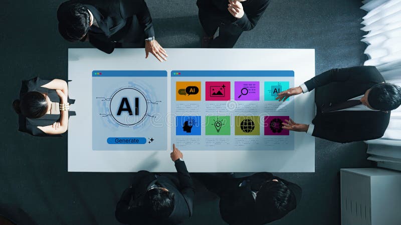 Generative Artificial Intelligence platform for creating digital content. Fermion stock photography