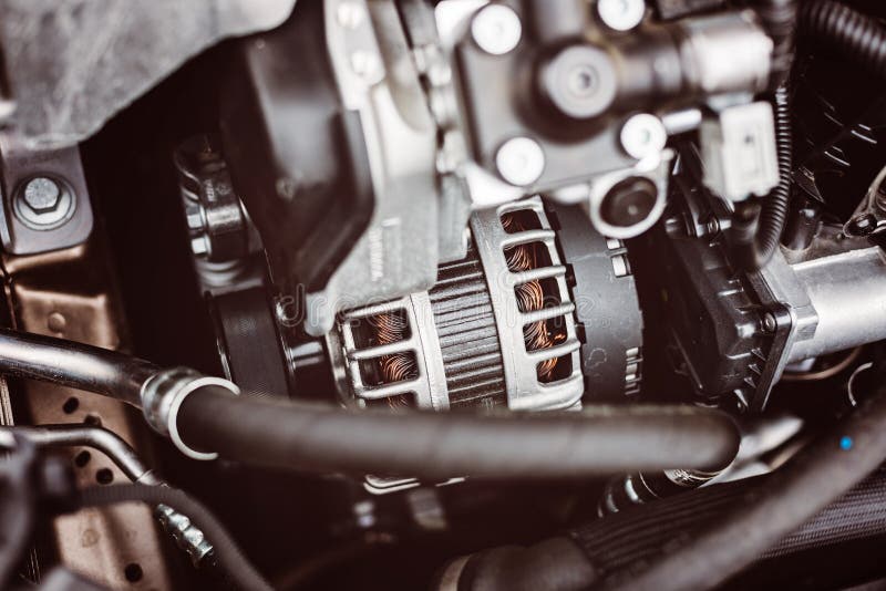 Generator für Auto lizenzfreie stockfotografie Generator für Auto lizenzfreie stockfotografie