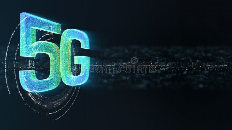 generazione innovatrice ad alta velocità senza fili digitale dell'icona 5G quinta illustrazione vettoriale generazione innovatrice ad alta velocità senza fili digitale dell'icona 5G quinta illustrazione vettoriale