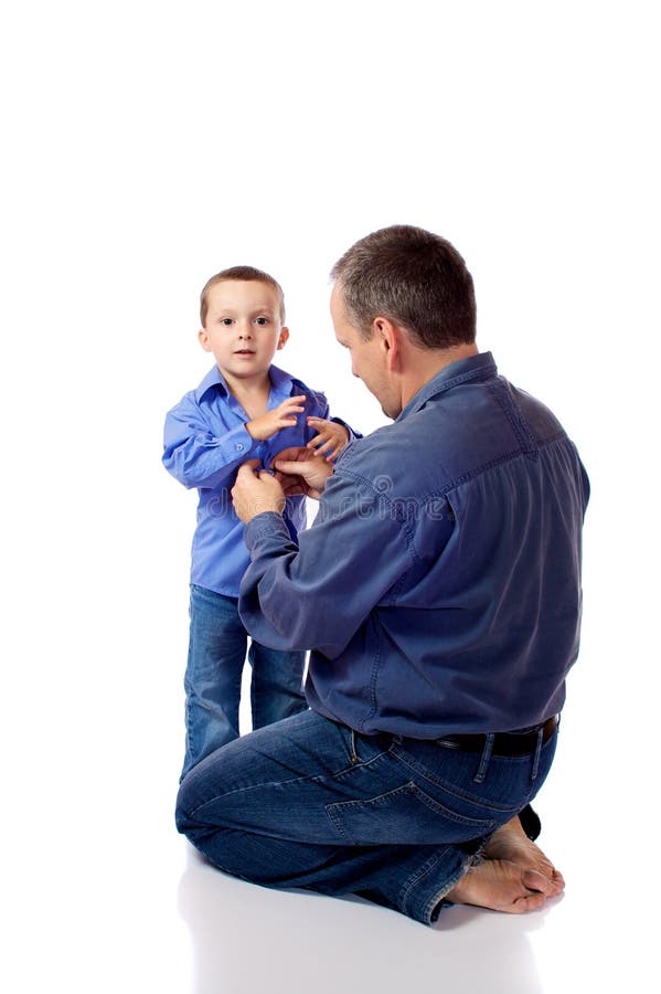 Padre e figlio fotografie stock Padre e figlio fotografie stock