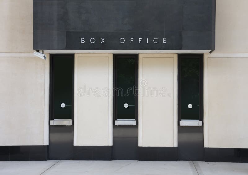 Generic Box Office Ticket Windows at Theater for Plays Movies and Shows  with Three Windows Editorial Image - Image of commercial, clean: 155075890