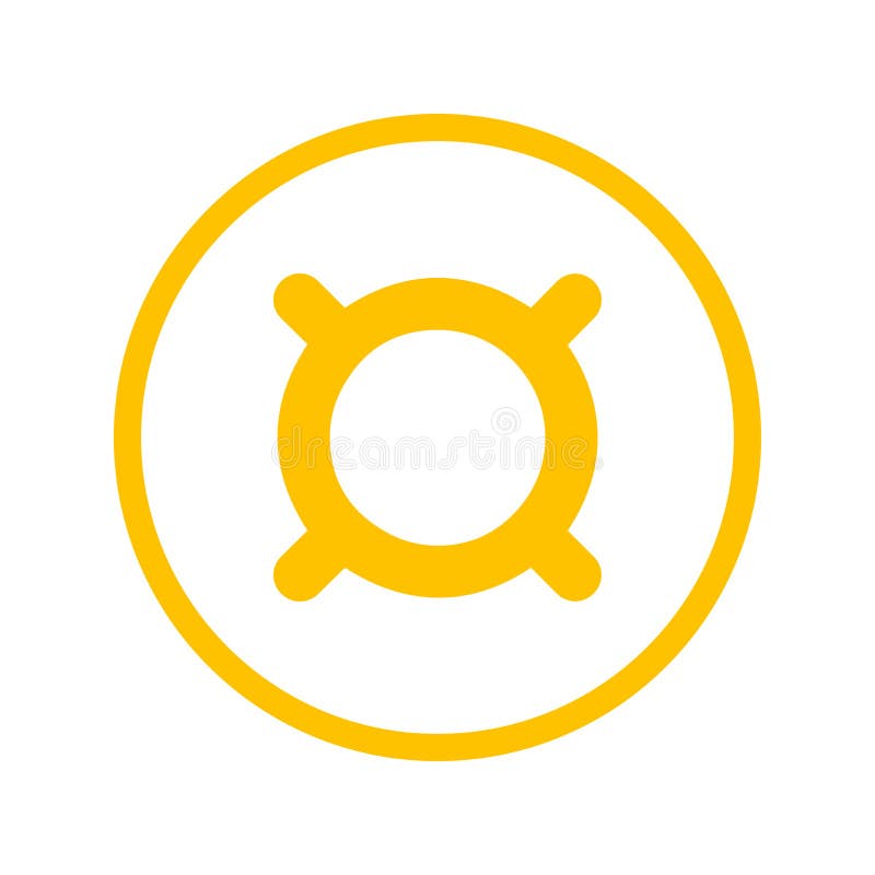 Generic currency symbol royalty free illustration