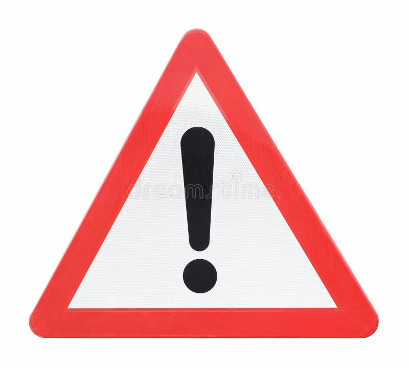 Generic warning danger exclamation mark sign