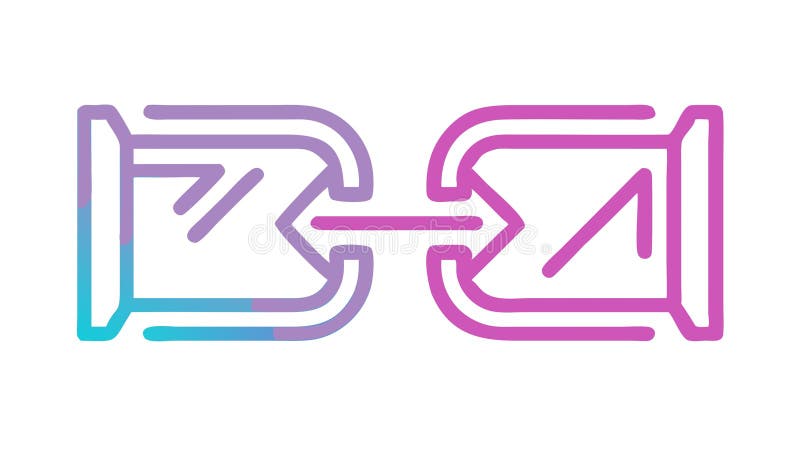 Genetic Code Puzzle Icon, Biotechnology Research Vector, vector design Generative AI royalty free illustration